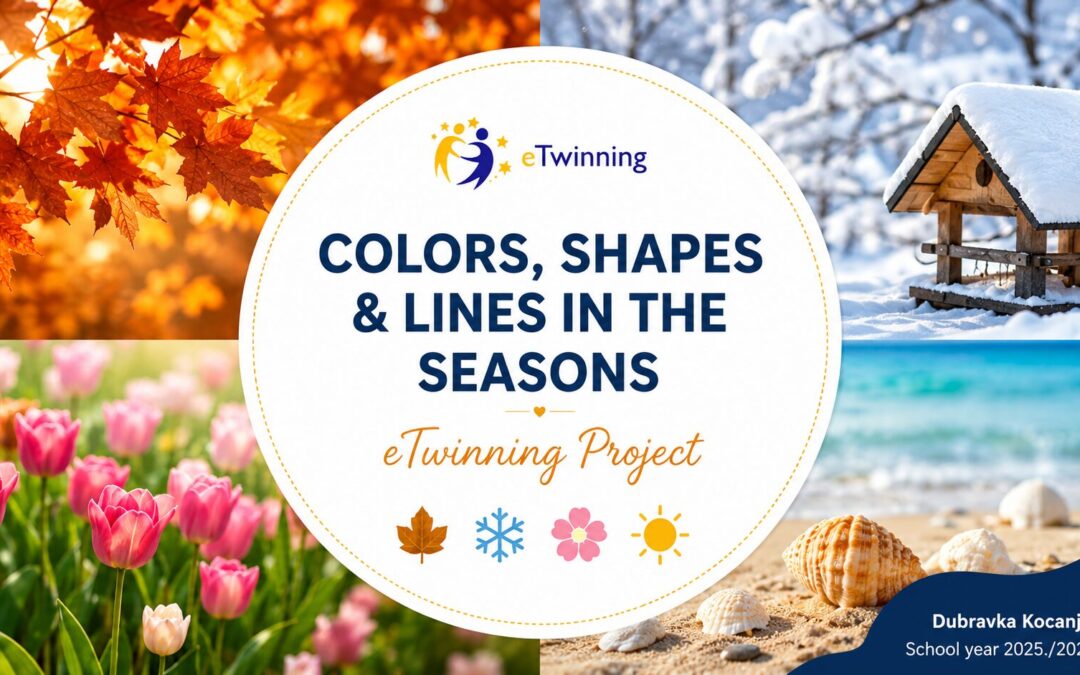 Colors, shapes and lines in the seasons